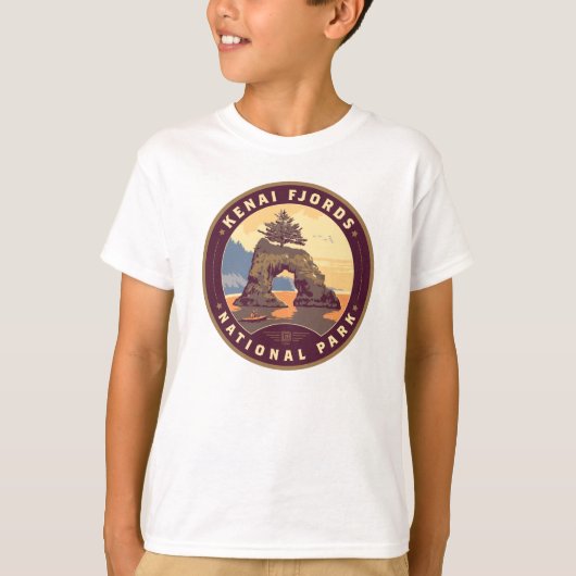 Kenai Fjords National Parks T-shirt (Voorkant)