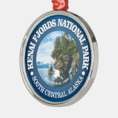 Kenai Fjords NP Metalen Ornament (Links)