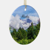 Kenai Fjords Snowy Mountains Ornament (Rechts)