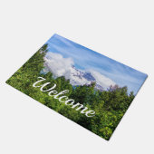 Kenai Fjords Snowy Mountains Welcome Doormat Deurmat (Schuin)