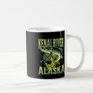 Kenai Rivier Alaska Vissersvakantie Visliefhebber Koffiemok