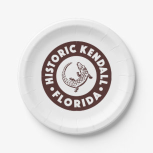 Kendall Florida Circle - Bruin Papieren Bordje