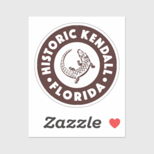 Kendall Florida Circle - Bruin Sticker