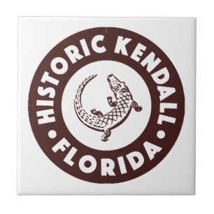 Kendall Florida Circle - Bruin Tegeltje