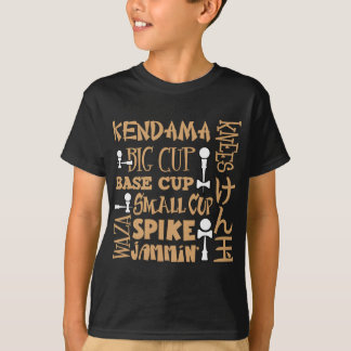 Kendama Block, goud2 T-shirt