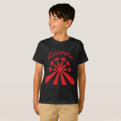 Kendama Sun, red2 T-shirt (Voorkant volledig)