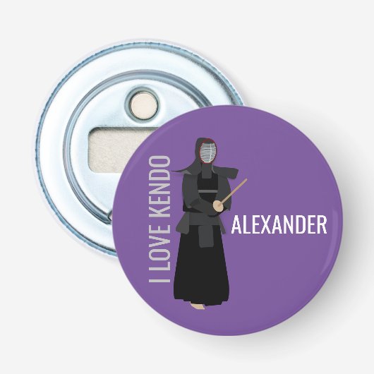 Kendo Button Flesopener (Voorkant)