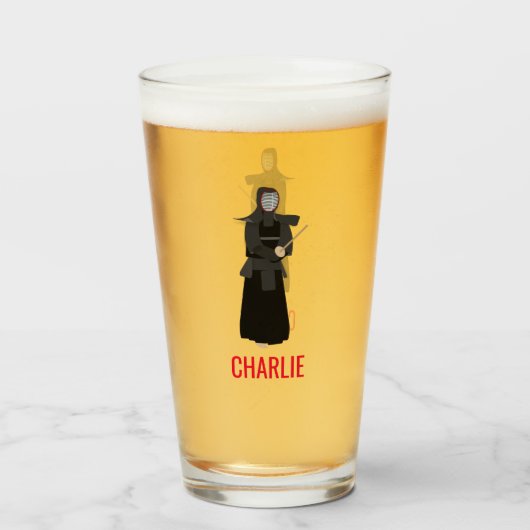 Kendo Glas (Voorkant gevuld)