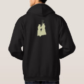 Kendo (ivoor/zwart) hoodie (Achterkant)