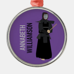 Kendo Metalen Ornament