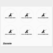Kendo Ronde Sticker (Vel)
