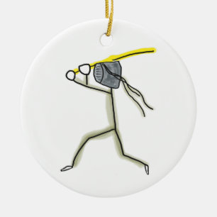 Kendo Stickman Keramisch Ornament