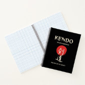 Kendo Vintage Red Black Practitioner Journal (Intérieur)