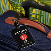 Kendo Vintage Rood Zwart