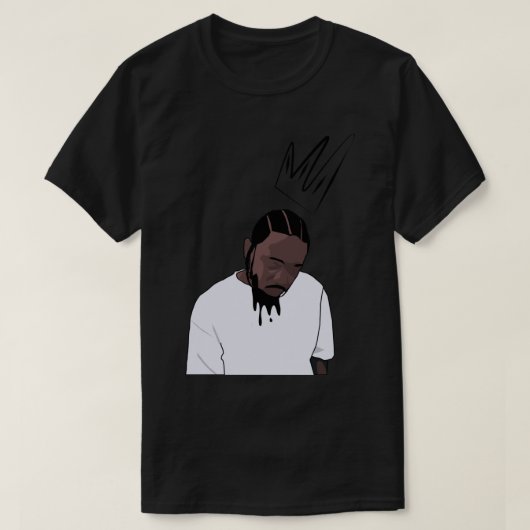 Kendrick Lamar Sticker T-shirt (Design voorkant)
