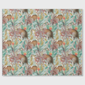 Kenguru Pattern Cadeaupapier (Vlak)