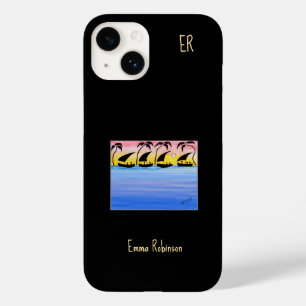 Kenia Afrikaanse kunst, Geweldige zonsondergang ze Case-Mate iPhone 14 Hoesje