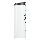 Kenia, Afrikaanse kunst, silhouettendansers Thermosbeker (Gedraaid links)