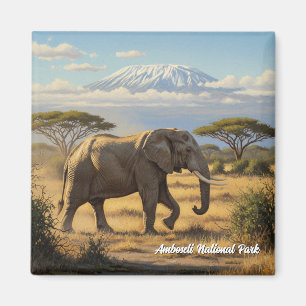 Kenia Amboseli Nationaal Park Olifant Magneet