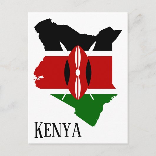 Kenia Briefkaart (Voorkant)