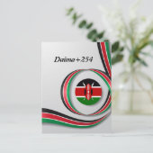 Kenia Briefkaart (Staand voorkant)