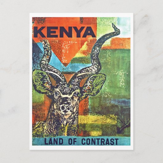 Kenia Briefkaart (Voorkant)