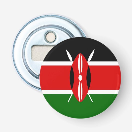 Kenia Button Flesopener (Voorkant)