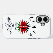 Kenia Case-Mate iPhone Case (Achterkant (horizontaal))