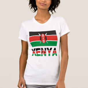 Kenia en Keniaanse vlag T-shirt
