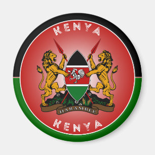 Kenia Erfgoed Embleem Magneet