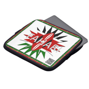 Kenia Erfgoed: Fahari (Trots/Roem) Aanpasbaar Laptop Sleeve