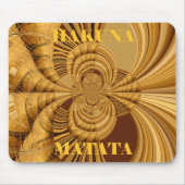 Kenia Giraffe Mousepad Horizontale Sjabloon Muismat (Voorkant)