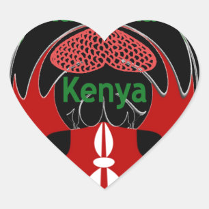 Kenia Hart Sticker