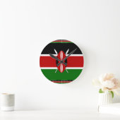Kenia Kenyan Flags Ronde Klok (Huis)
