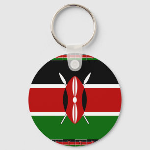 Kenia Kenyan Flags Sleutelhanger
