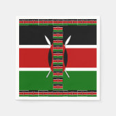 Kenia Naadloze Vlag Grens servetten (Voorkant)