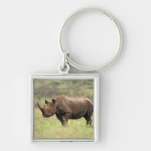 Kenia, Nationaal Park Nairobi. Black Rhinoceros Sleutelhanger