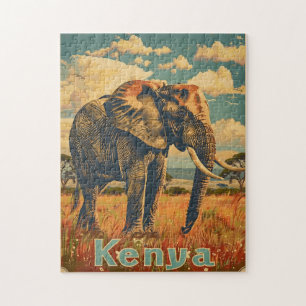 Kenia Olifant  Legpuzzel