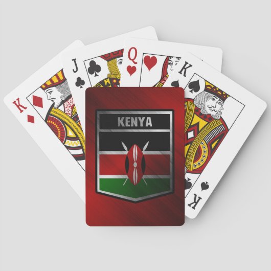 Kenia Pokerkaarten (Achterkant)