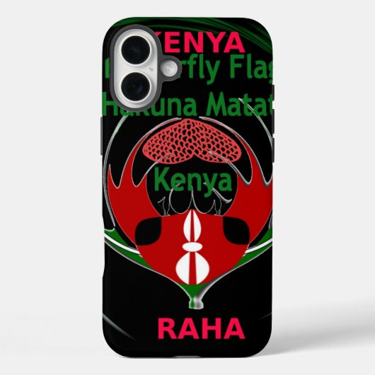Kenia Raha Geen Zorg Case-Mate iPhone Case (Achterkant)