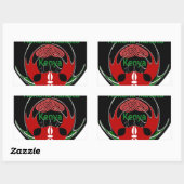 Kenia Rechthoekige Sticker (Vel)
