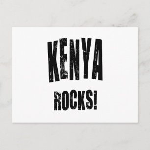 Kenia Rocks. Briefkaart