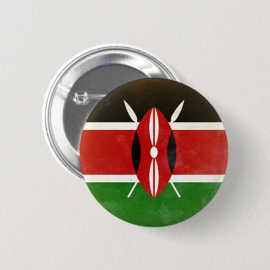 Kenia Ronde Button 5,7 Cm (Voorkant /achterkant)