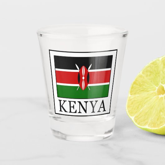 Kenia Shot Glas (Voorkant)