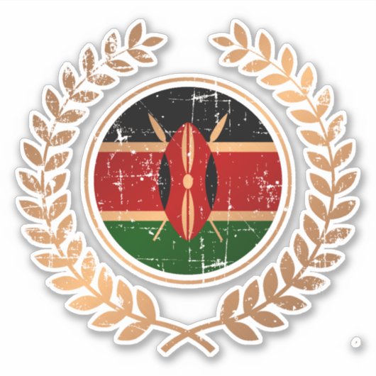 Kenia Sticker (Voorkant)