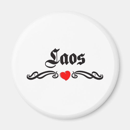 Kenia Tattoo Stijl Magneet (Voorkant)