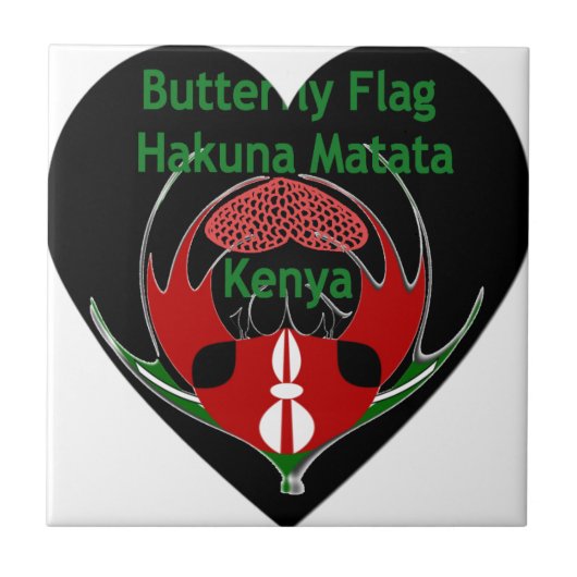 Kenia Tegeltje (Voorkant)