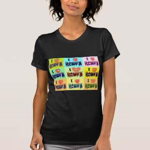 Kenia Travel Souvenir Pop Art Print T-shirt