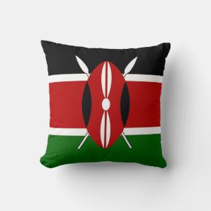 Kenia Vlag Amerikaanse MoJo Pillow Kussen
