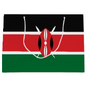 Kenia vlag groot cadeauzakje (Voorkant)